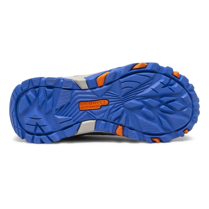 Basket Merrell Moab FST Low Waterproof Grise/Argent/Orange Enfant | L.O.WBOK